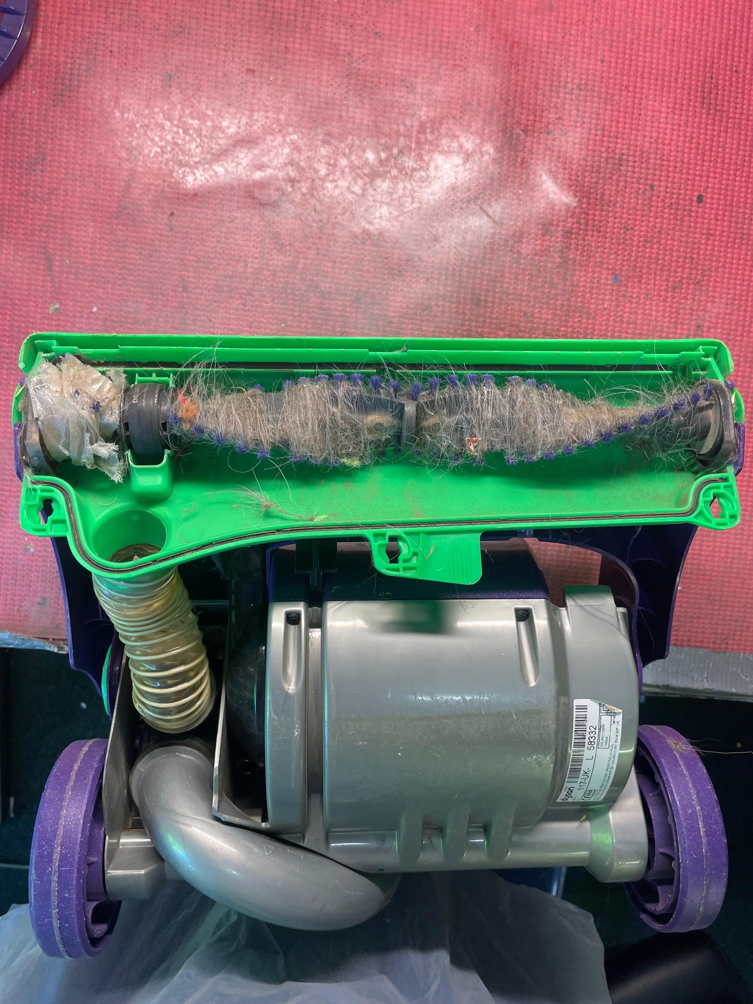 Before Dyson vacuum clean and service